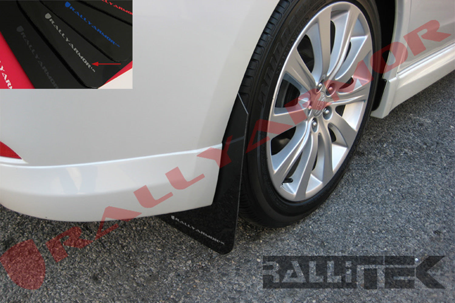 Rally Armor UR Mud Flaps - Impreza 2008-2011 / WRX 2008-2010