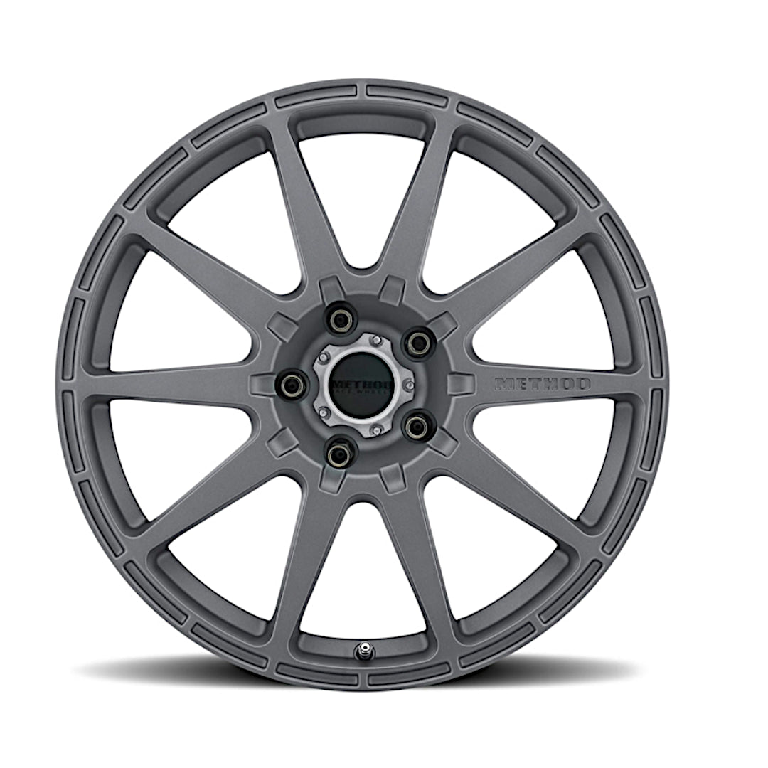 Method MR501 Rally Wheel 17x8.0 5x114.3 +42mm Titanium – RalliTEK