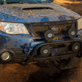 RalliTEK Subaru Forester Front View with Hidden Winch Mount