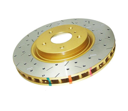 DBA 4000 Series Single Front Drilled-Slotted Rotor - STI 2004-2015