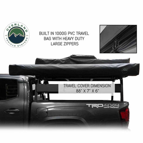 Overland Vehicle Systems 270 Passenger Side Awning With Bracket Kit