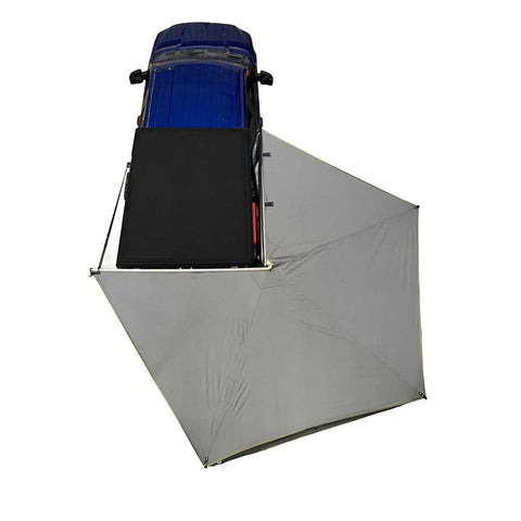 Nomadic Awning 270LT Degree - Passenger Side Dark Gray Awning With Black Cover