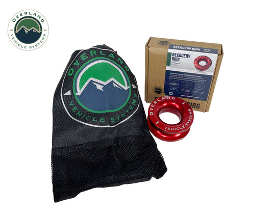Overland Vehicle Systems Recovery Ring 2.5" with Storage bag
