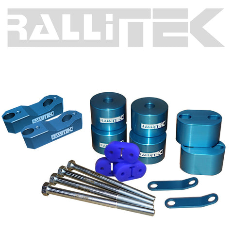 RalliTEK Lift Kit: 2" Front Spacers w/Alignment Correction + 2.5‚Äö√Ñ√∂‚àö√ë‚àöœÄ Rear Spacers - Crosstrek 18-22 / Forester 19-22