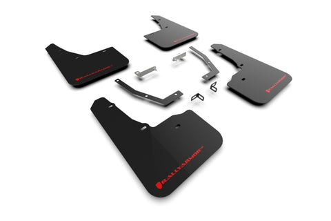 Rally Armor 25-26 Subaru Forester &amp; Hybrid Black UR Mud Flap w/Red Logo