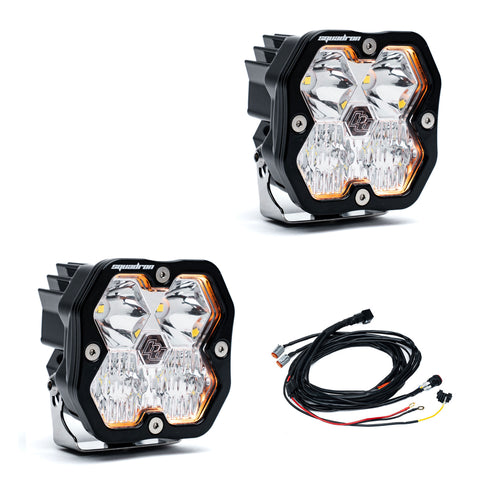 Squadron 2.0 Sport Black LED Auxiliary Light Pod Pair