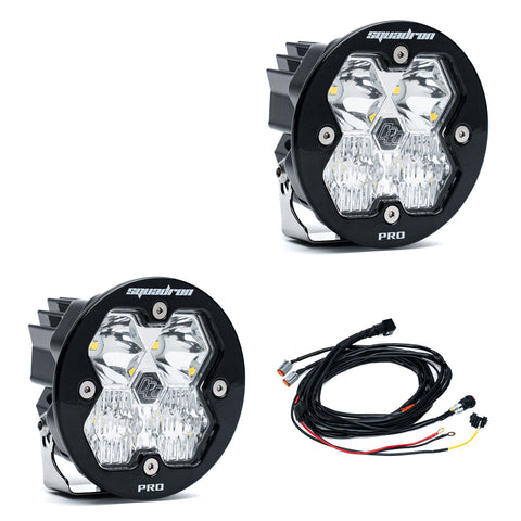 Squadron R 2.0 Pro Black LED Auxiliary Light Pod Pair
