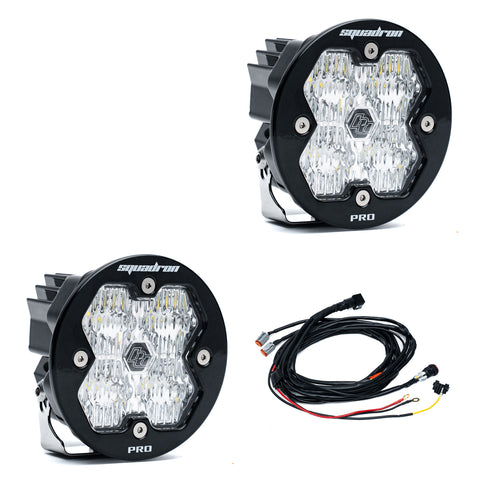 Squadron R 2.0 Pro Black LED Auxiliary Light Pod Pair