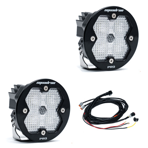 Squadron R 2.0 Pro Black LED Auxiliary Light Pod Pair