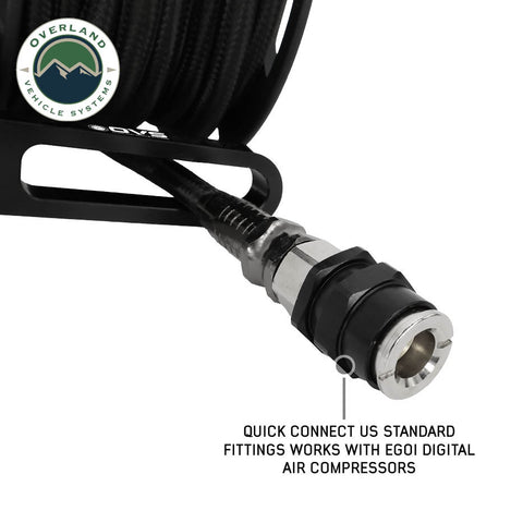 OVS Air Hose Reel Kit - 39 ft with Mounting Bracket and Hardware