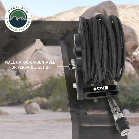 OVS Air Hose Reel Kit - 39 ft with Mounting Bracket and Hardware