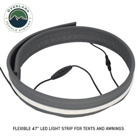 OVS Flexible 47" LED Light with Dimmer and Adaptor for Roof Top Tent and Awning