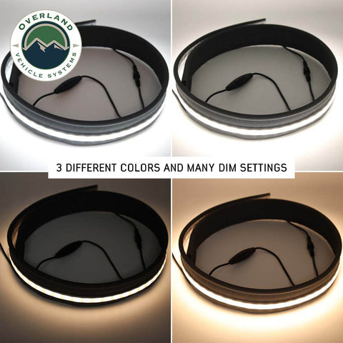 OVS Flexible 47" LED Light with Dimmer and Adaptor for Roof Top Tent and Awning