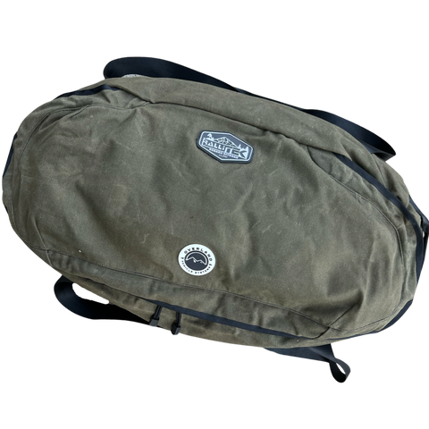 Overland Vehicle Systems x RalliTEK Large Duffle with Handle and Straps - Waxed Canvas