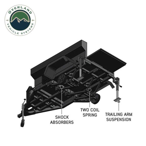 Off Road Trailer - Military Style With Full Articulating Suspension