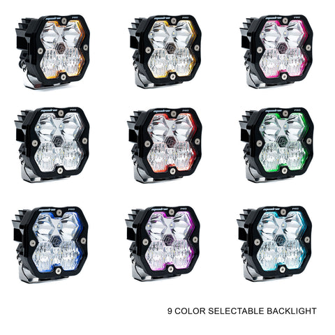 Squadron 2.0 Pro Black LED Auxiliary Light Pod Pair