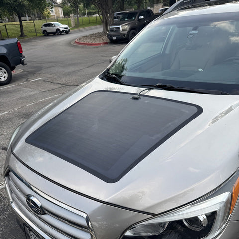 Lensun 90W Hood Solar Panel - Fits 2010-2019 Subaru Outback