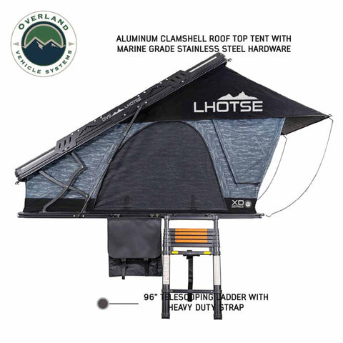 XD Lhotse Clamshell Aluminum Hard Shell Roof Top Tent