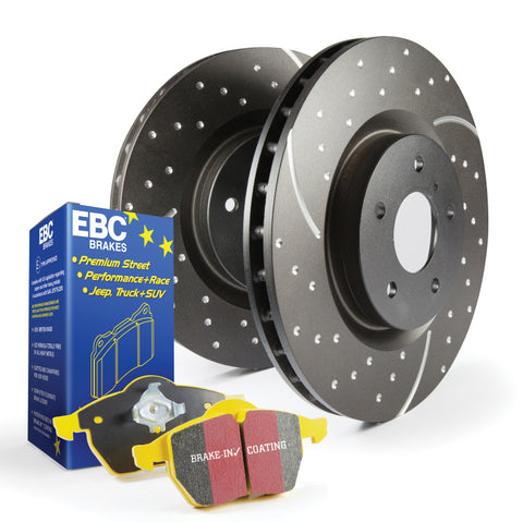 EBC S5 Kits Yellowstuff Pads and GD Rotors - Fits 15-19 Subaru Outback / 22-25 WRX