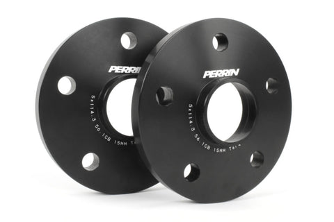 Perrin Wheel Spacers Black 15mm - 5x114.3