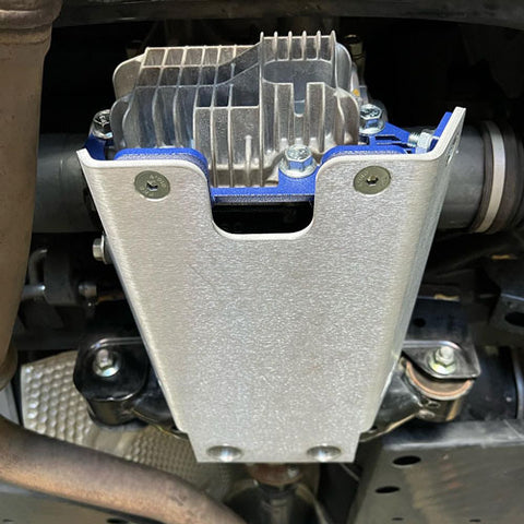R160 Rallitek Diff RallITEK Differential SKid Plate installed onto Rear R160 Differential