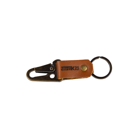RalliTEK 25th Anniversary Portland Leather Keychain