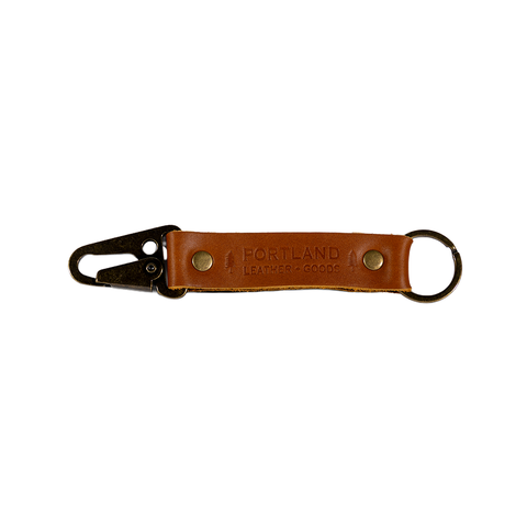 RalliTEK 25th Anniversary Portland Leather Keychain