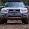 RalliTEK Hidden Winch Mount Bumper installed onto a SG 2007 Subaru Forester XT