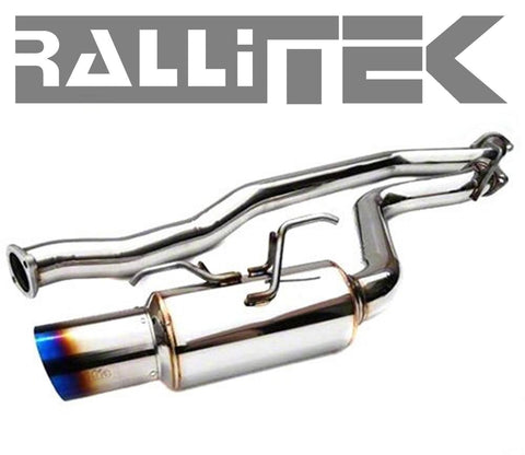 Invidia Titanium Tip Racing Catback Exhaust Single - WRX Sedan 2008-2014 / STI Sedan 2011-2014 / Forester XT 2009-2013 / More