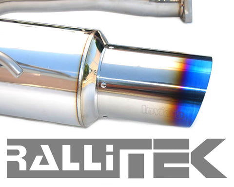 Invidia Titanium Tip Racing Catback Exhaust Single - WRX & STI 2015-2017