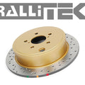 DBA 4000 Series Single Rear Drilled/Slotted Rotor - WRX 2008-2014 / Forester 2009-2013