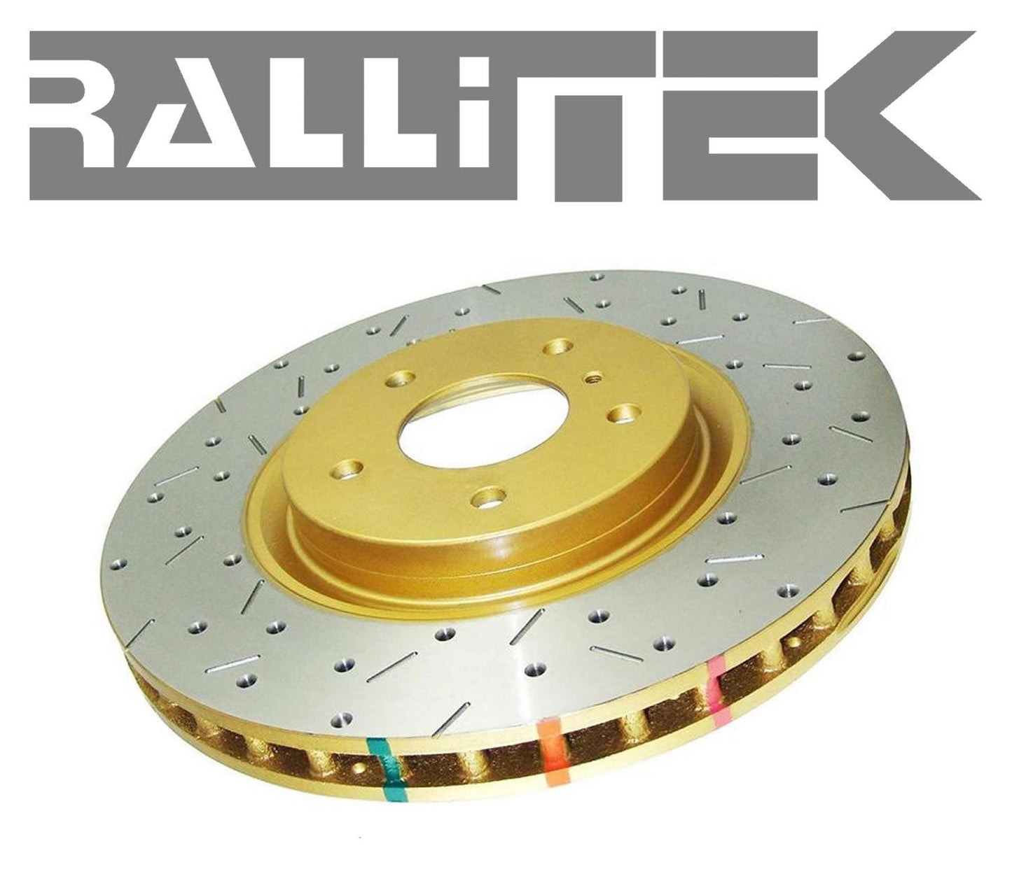 DBA 4000 Series Single Front Drilled/Slotted Rotor - STI 2004-2015