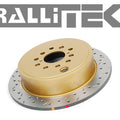 DBA 4000 Series Single Rear Drilled/Slotted Rotor - STI 2008-2015