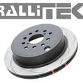 DBA 4000 Series Single Rear T-Slot Slotted Rotor - STI 2008-2015