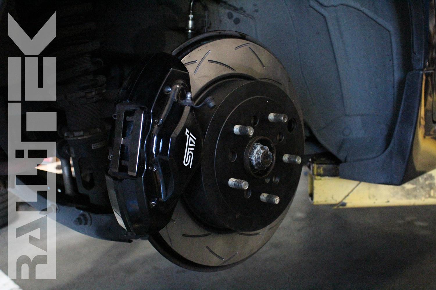 DBA 4000 Series Single Rear T-Slot Slotted Rotor - STI 2008-2017 – RalliTEK