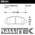 Hawk HP Plus Rear Brake Pads - WRX 2002-2003 WRX / Legacy GT 2005-2009 / Baja 2003-2006 / More
