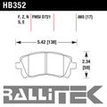 Hawk HPS 5.0 Front Brake Pads - WRX 2002 / 2.5RS 1998-2001 / Forester 1998-2002 / More