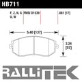 Hawk HP Plus Front Brake Pads - BRZ & FR-S 2013-2016 / Forester X 2011-2013 / More