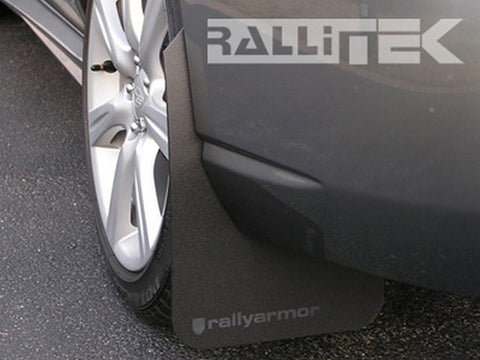 Rally Armor Basic Mud Flaps w- Logo - Fits Subaru Impreza & WRX & STI 2002-2007