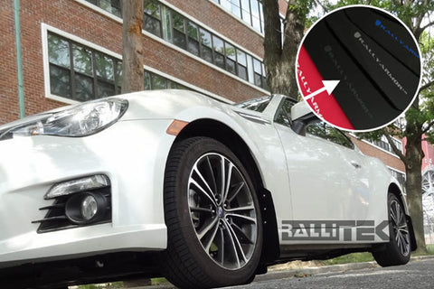 StreetRays Blue Rock Mud Flaps – No Hardware, Fits Subaru BRZ & Scion FR-S