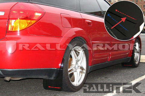 Rally Armor UR Mud Flaps - Fits Subaru Legacy & Outback 2005-2009