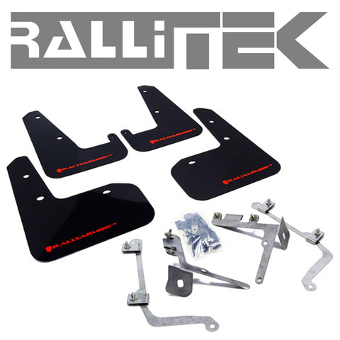 Rally Armor UR Mud Flaps - Fits Subaru WRX & STI Sedan 2011-2014