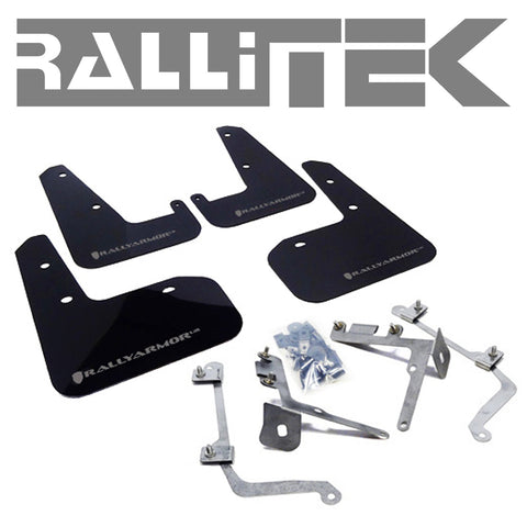 Rally Armor UR Mud Flaps - Fits Subaru WRX & STI Sedan 2011-2014