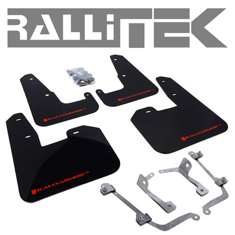 Rally Armor V2 UR Mud Flaps -   STI Hatch 2008-2014 / WRX Hatch 2011-2014