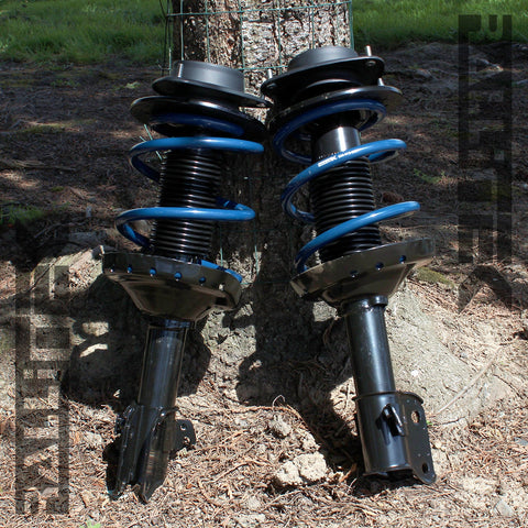 RalliTEK 1" Front Raised Springs & KYB Excel-G Struts Assembled - WRX 2008-2014 / Impreza 2008-2011