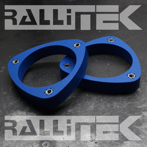 RalliTEK 1" Front Lift Kit Spacers - All Impreza 1993-2007 / Legacy 1990-2004 / Outback 2000-2004 / Outback 2010-2018 / More