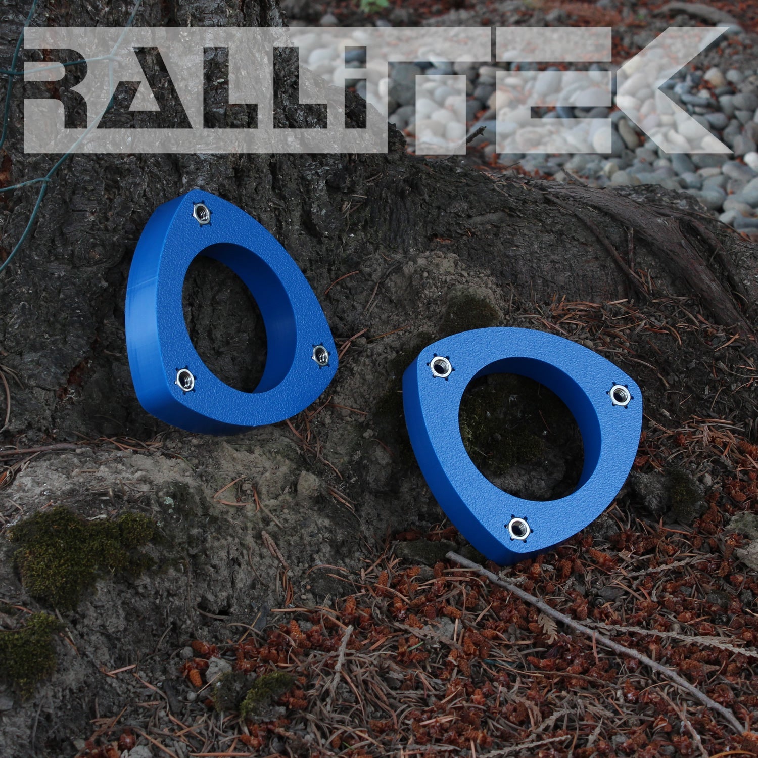 RalliTEK 1" Rear Lift Kit Spacers - All Impreza 2002-2007 / Forester 1998-2008 / Legacy 1995-1999