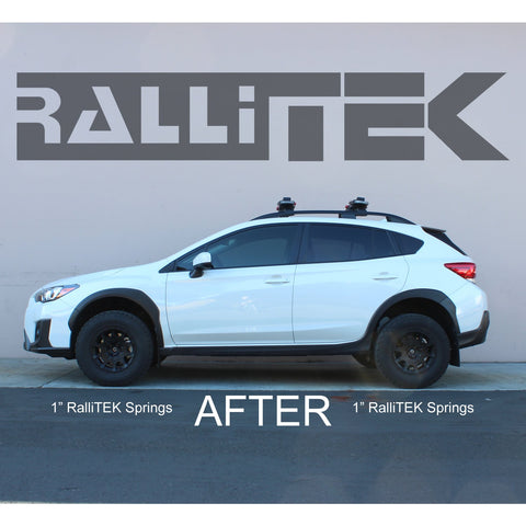 RalliTEK 1" Front Raised Springs - Crosstrek XV 2018 [PRE-ORDER]