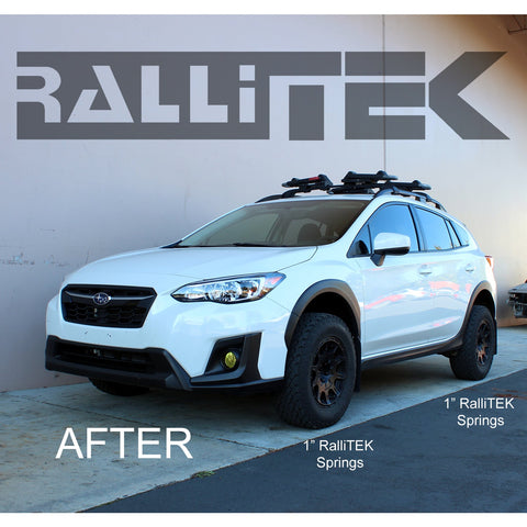 RalliTEK 1" Front Raised Springs - Crosstrek XV 2018 [PRE-ORDER]