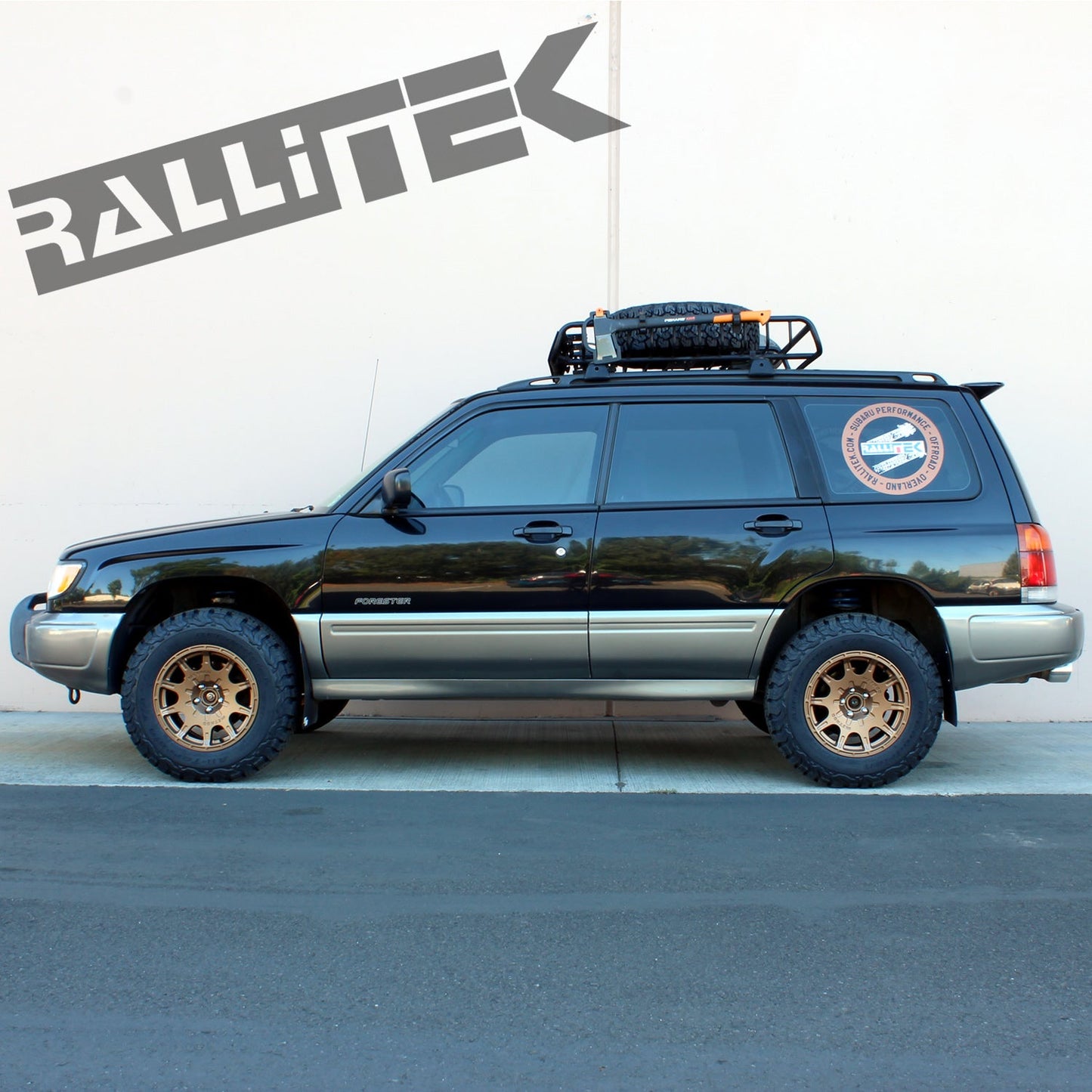 RalliTEK 1.5" Front Raised Springs & KYB Excel-G Struts Assembled - Forester 1998-2002